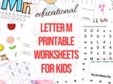 15 Printable Letter m Worksheets