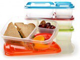 3 Compartment Bento Lunchbox (Set of 4) $13.95