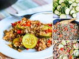 30 Minute Zucchini Ground Beef Rice Skillet