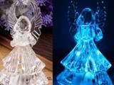 7 Color Changing Crystal led Christmas Angel Decoration only $2.57 + free Shipping