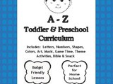 A to z Toddler & Preschool Curriculum $5.00