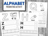 Alphabet Prewriting Worksheets