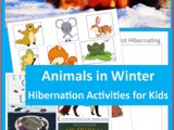 Animals in Winter {Hibernating Printable}