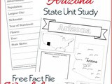 Arizona State Fact File Worksheets