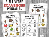 Bible Verse Scavenger Hunt Printable