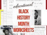 Black History Month Worksheets