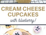 Blueberry Cream Cheese Cupcakes Recipe