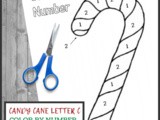 C is for Candy Cane Worksheet