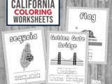 California Coloring and Writing Book