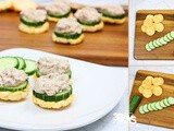 Cheesy Tuna Salad Stackers