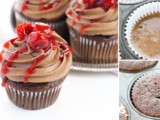 Cherry Filled Chocolate Cupcakes Recipe