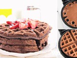 Chocolate Cake Mix Waffles Recipe