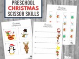 Christmas Cutting Worksheets