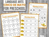 Cinco de Mayo Language Arts Activities for Preschool