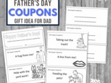 Coupon Book for Dad {Father’s Day Craft}