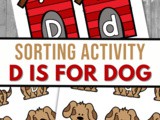D is for Dog Sorting Activity