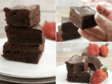 Dark Chocolate Fudge Brownies