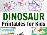 Dinosaur Printables for Kids