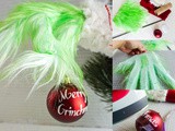 Diy Grinch Hand Christmas Ornament