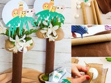 Diy Jungle Baby Shower Centerpieces