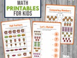 Fall Math Activities for Preschool