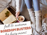 Fall Weekend Boredom Busters for Busy Moms