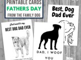Fathers Day Card from Dog