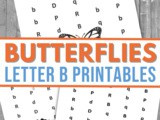 Find the Letter: b is for Butterflies