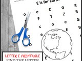 Find the Letter: e is for Earth