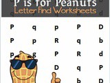 Find the Letter: p is for Peanuts