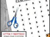 Find the Letter p is for Poison Dart Frog Worksheets