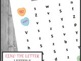 Find the Letter: s is for Sweethearts