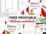 Free Printable Alabama Worksheets
