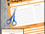 Free Printable: Thanksgiving Menu Planning Sheet