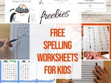 Free Spelling Worksheets and Activities