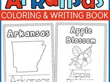 Fun and Engaging Arkansas Coloring and Writing Book