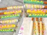 Fun and Festive Hawaiian Luau Pretzel Rods