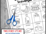 Grocery Store Scavenger Hunt