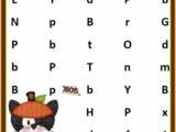 Halloween Printables:  Find the Letter p