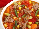 Hamburger Soup in the Slow Cooker