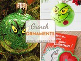 Handmade Grinch Christmas Tree Ornaments