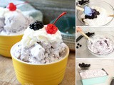 Homemade Blackberry Ice Cream