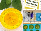Homemade Lemon Poppy Seed Soap