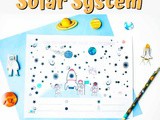 I Spy Count the Solar System Printable