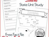 Iowa State Fact File Worksheets