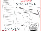 Iowa State Fact File Worksheets