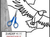 Isaiah 40:31 Bible Verse Coloring Page