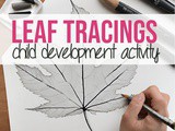 Leaf Tracings Child Development Activity