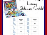 Learning States and Capitals with Family Game Night