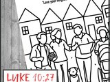 Luke 10:27 Bible Verse Coloring Pages